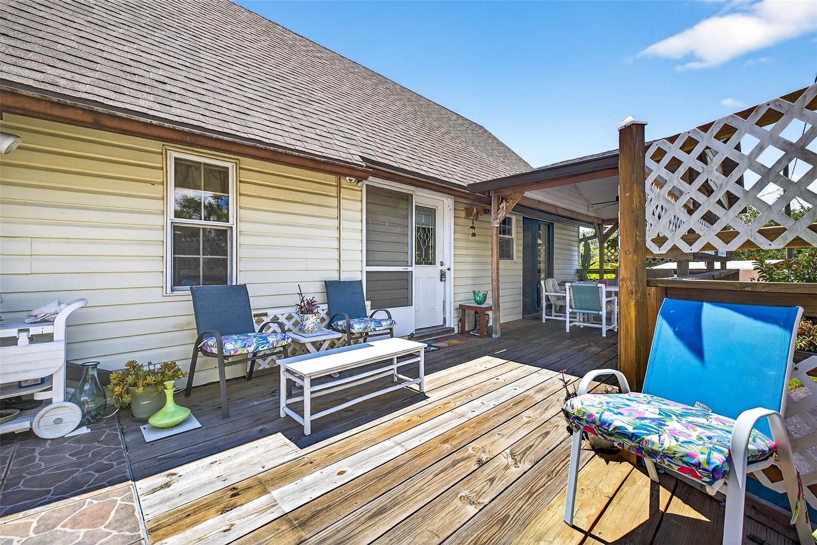 Live in your waterfront dream in this Charming Waterfront Stilt Home with Tampa Bay access and Gulf Access
Discover this lovely waterfront stilt home nestled on nearly half an acre of lush, park-like grounds with 60 feet of canal frontage. Located on a wide canal with direct access to the bay and Gulf, it's a boater’s dream—perfect for both powerboats and sailboats, with plenty of room for turning and docking. While there’s currently no dock, the property offers the opportunity to build one tailored to your needs.
Before entering the home’s second level, you’ll be greeted by a spacious covered balcony, ideal for relaxing or entertaining. Inside, you’ll find a bright, open-concept layout featuring a large dining area, an upgraded kitchen, and a generous living space with picture windows overlooking the beautiful backyard and canal.
The second level also includes a well-appointed guest bedroom and full bathroom. Upstairs, the third level is dedicated to a private primary suite, complete with en-suite bathroom, offering serene views and a tranquil retreat.
Throughout the home, you’ll appreciate the warmth and beauty of cedar walls and ceilings that create a cozy and inviting atmosphere.
On the ground level, there’s a spacious screened lanai, perfect for entertaining, along with a 2-car garage. Additional features include a separate garage/workshop with a carport, plus an extra-tall carport ideal for a motorhome, large boat, or trailer.
Whether you're seeking a waterfront getaway or a full-time residence, this unique property offers both comfort and functionality in a truly scenic setting.