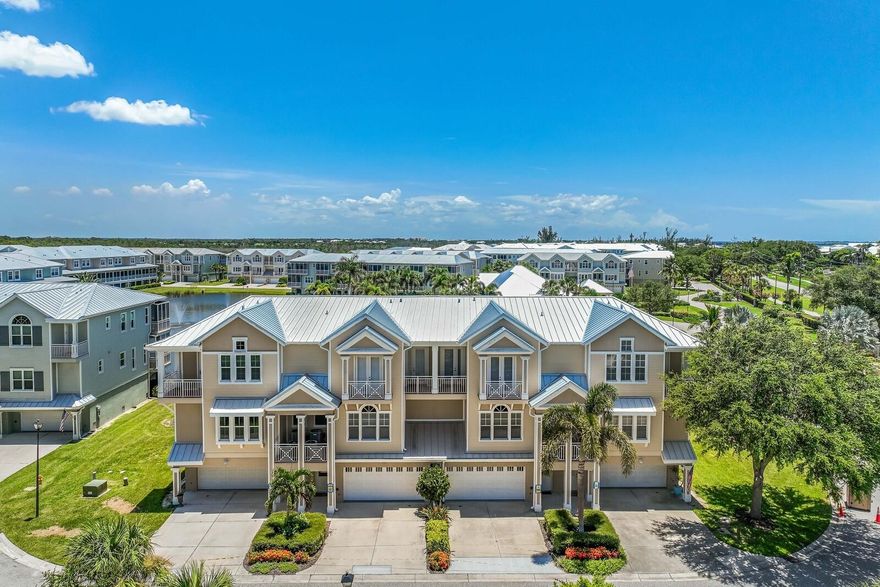 This exceptional three-story townhouse boasts a perfect blend of luxury and coastal charm, offering you the ultimate Florida lifestyle. This unit overlooks the lake and pool at The Landings of Coral Creek. It is equipped with an elevator from the ground floor 3+ car garage to the 3rd floor. Step inside to discover an expansive open-concept layout, designed to maximize space and natural light. The living area features high ceilings and large windows, creating a warm and inviting atmosphere. The modern kitchen is a chef's dream, equipped with stainless steel appliances, granite countertops, and ample storage, making it perfect for entertaining family and friends. Each bedroom offers generous space and comfort, while the master suite is a private oasis featuring an en-suite bathroom and a lovely balcony where you can unwind with your morning coffee or enjoy a sunset cocktail. Located in a vibrant community, residents have access to a clubhouse, fitness center, tennis courts and pool, along with nearby picturesque beaches and opportunities for boating and fishing. With its prime location just moments away from pristine beaches and vibrant local attractions, this townhouse is an ideal retreat for those seeking relaxation and adventure alike.