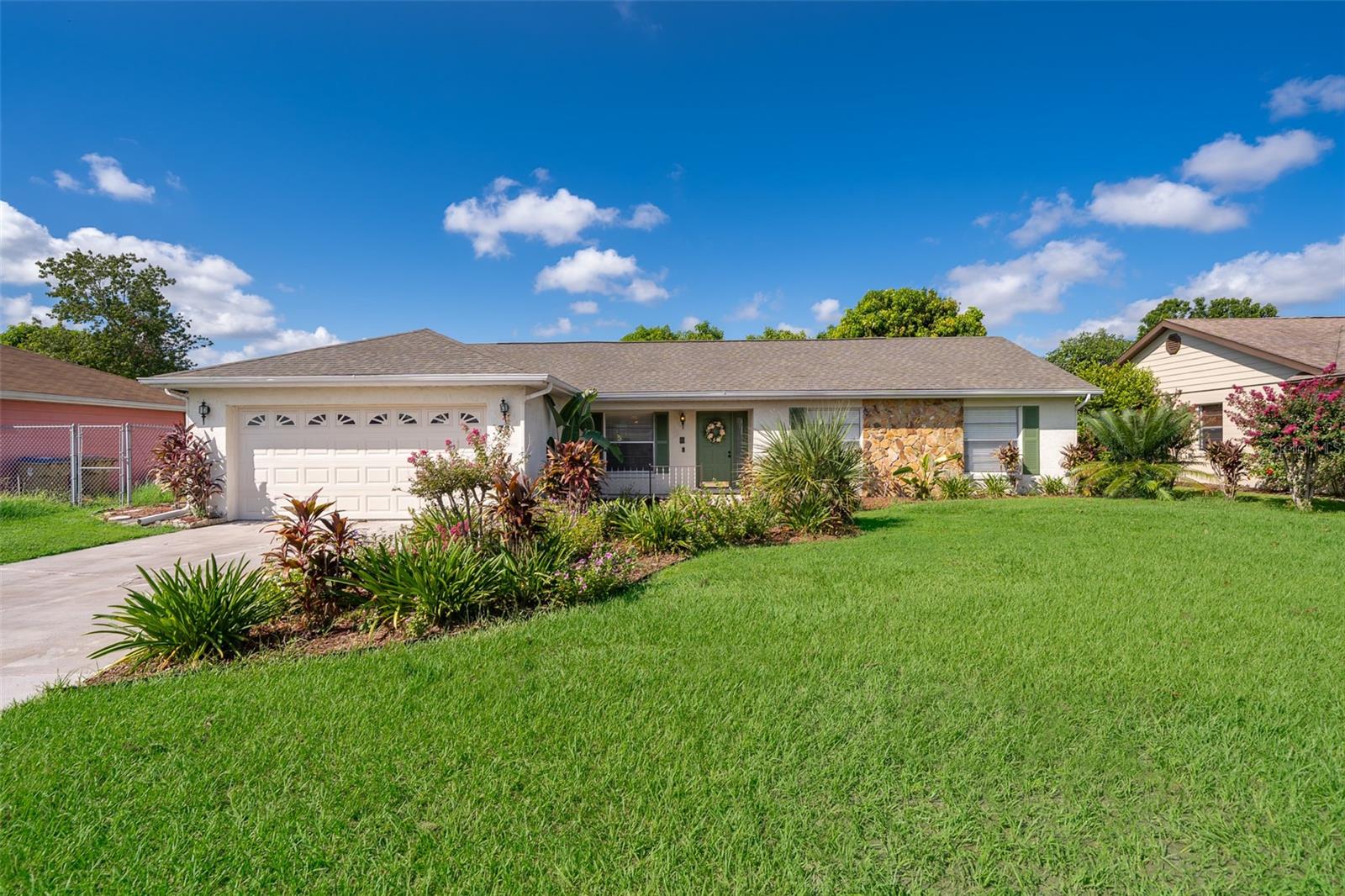 Welcome to 76 Harness Ln in Kissimmee!
This charming and spacious 4-bedroom, 2-bathroom pool home offers the perfect combination of comfort, privacy, and convenience. With no rear neighbors, this property provides the peace and seclusion you’ve been looking for.
Step inside to find an updated kitchen with abundant cabinet space, ideal for everyday cooking and entertaining. The home features a smart split layout, with one of the bathrooms offering direct access to the pool area for maximum convenience. Major updates include a new roof and HVAC system in 2018, giving you peace of mind for years to come.
The outdoor space is truly a Florida summer dream surrounded by lush, mature landscaping, enjoy the ample pool, a spacious backyard perfect for gatherings, and your very own mango tree producing the most delicious fruit.
Location is unbeatable! Just minutes from Orlando International Airport, world-famous attractions, shopping, and dining, this home puts you in the heart of it all. And the best part? This well established subdivision has NO HOA!
Don’t miss your opportunity to own this one-of-a-kind Kissimmee home schedule your private showing today!
