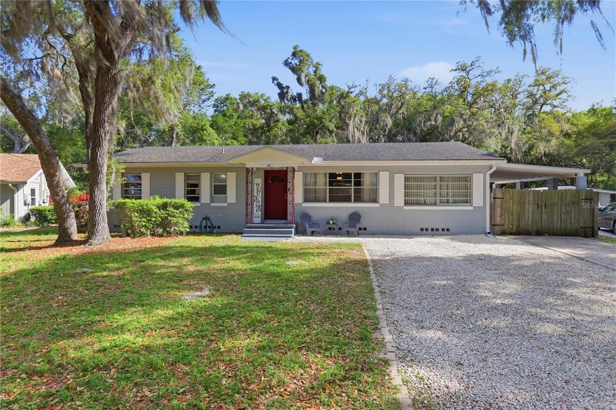 Welcome to this charming 3-bedroom, 2-bath home situated on a spacious 0.38-acre lot in the heart of DeLand! Offering 1,512 square feet of living space, this home provides the perfect combination of comfort, functionality, and room to grow.

Step inside to find a bright and functional layout ideal for both everyday living and entertaining. The home also comes fully equipped with major appliances, including a washer, dryer, refrigerator, and deep freezer—making move-in that much easier.

Outside, you’ll fall in love with the huge fenced backyard, offering plenty of space for pets, outdoor activities, or future additions. The detached workshop with electricity is a standout feature—perfect for hobbies, storage, or a workspace.

Located in a quiet neighborhood, yet just minutes from downtown DeLand, shopping, dining, and major roadways, this home offers both privacy and convenience.

Don’t miss your chance to own a property with this much space, flexibility, and value—schedule your private showing today!