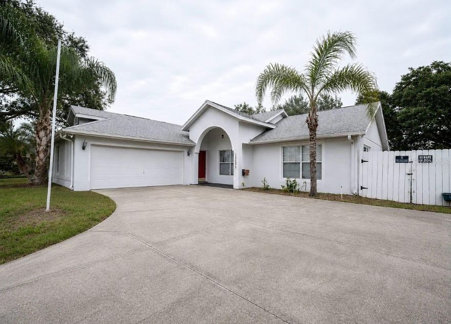 Welcome to a hidden gem in one of Clermont’s established and desirable communities! Situated on a spacious quarter-acre lot, this pool home is full of potential, and with a little TLC, this diamond in the rough could truly shine. Enjoy the Florida lifestyle with your screened pool area, generous fully fenced backyard, and a location close to shopping, dining, schools, major roads, and everything Clermont has to offer. Major updates have already been completed for peace of mind, including a NEW ROOF (2025), NEW AC UNIT (2025), NEW kitchen appliances except dishwasher (2025), NEW pool motor (2025), NEW gutters (2025), and NEW washer & dryer (2025). The septic tank was recently serviced and cleaned, and the water heater was replaced within the last 3 years. One of the standout features is the incredible detached backyard space that could be used as a Man Cave, workshop, or She Shed, Game Room, offering endless possibilities for hobbies, storage, entertaining, a home gym, creative studio, or your next dream project. The garage was converted into a 4th bedroom prior to the current owner’s purchase, providing additional flexible living space for guests, a home office, or multi-generational living. Opportunities like this do not come often, especially with this much space, major mechanical updates already completed, and so much potential to customize and add value. Call today to schedule your private tour before this opportunity is gone! Some photos were taken when the current owner originally moved into the property.
