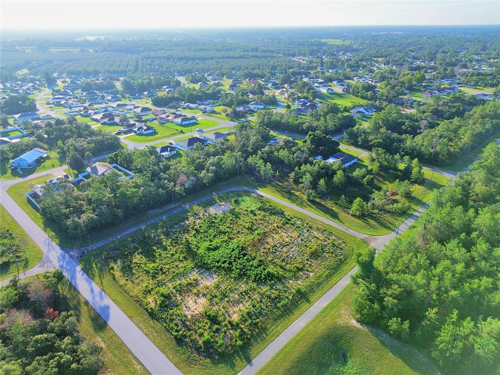 Located off Marion Oaks Blvd, this rare 3.1-acre corner tract offers paved road access, public water at the road, and R1 zoning for single-family use in Flood Zone X (no flood insurance required). The property is currently designated as a greenbelt tract on the original subdivision plat, but is surrounded by established homes and has potential to be replatted as a buildable lot with county approval. With level and gently sloping terrain, it’s ideal for a future custom home or investment opportunity. Conveniently near I-75, shopping, and schools.
Coordinates: 29.01389156, -82.17472433 Parcel #: 8001-0000-121 2024 Taxes: $112.00.