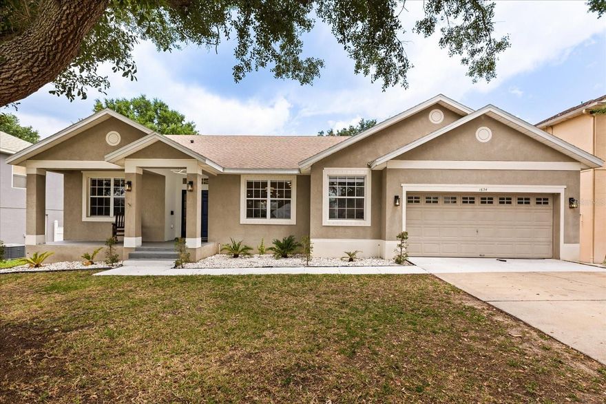 Welcome to a truly extraordinary custom masterpiece in the heart of Clermont, where modern elegance, intentional design, and everyday luxury come together in a way that is simply unforgettable. Located in beautiful of Clermont, this completely reimagined 4-bedroom, 4-bathroom residence is anything but builder grade. Every inch of this home was meticulously redesigned and custom remodeled by a highly respected custom contractor with absolutely no expense spared, creating a one-of-a-kind living experience that seamlessly blends sophistication, comfort, efficiency, and style.

From the moment you walk in, you are immediately captivated by the stunning designer finishes throughout. The entire home showcases gorgeous 24x48 porcelain tile flooring, custom cabinetry, carefully curated stone selections, and elevated craftsmanship in every direction. This is not simply a renovated home, this is a fully transformed residence where every detail was intentionally designed to maximize beauty, functionality, storage, and comfort without sacrificing an ounce of style.

At the center of the home lies a jaw-dropping chef’s kitchen that feels straight out of a luxury design magazine. Featuring stunning custom cabinetry with warm oak accents, top-of-the-line appliances, a breathtaking waterfall island crafted from carefully selected full slabs with continuous flowing veining and no visible seams, hidden pop-up electrical outlets, and designer lighting throughout, the kitchen was built to impress at every turn. High-end appliances include a $4,200 designer refrigerator, a matching secondary refrigerator tucked inside the beautifully crafted hidden butler’s pantry and utility room, a $5,200 luxury range, and a $4,800 built-in microwave and oven combination. Behind a custom hidden door, the thoughtfully designed pantry and utility space provide exceptional storage and efficiency while maintaining the home’s sleek aesthetic.

The custom bathrooms are equally impressive, each featuring smart heated toilets with integrated lighting and smart flush technology, along with heated towel bars that perfectly coordinate with the designer hardware throughout the home. Every space was carefully curated to feel elevated, modern, and effortlessly functional.

Step outside and discover your own private resort-style outdoor living space. The fully built-out rear patio was designed for low-maintenance luxury entertaining and includes a stunning summer kitchen completed in 2024, gorgeous modern tilework, and an incredible $14,000 Viking grill setup. A full outdoor bathroom adds both convenience and functionality, making this the perfect home for entertaining year-round.

Additional premium upgrades include dual Tesla chargers, an electric water heater PLUS a brand-new already-installed tankless water heater that has never been used, Samsung washer and dryer less than one year old, detachable hurricane shutters, endless built-in storage solutions throughout, and even a fence permit that has already been pulled and renewed for future owners if desired!

With super low HOA fees, close proximity to two Publix's, a Walmart and a Super Target as well as lake Mineola, this home truly offers the best of Florida living. Major systems include a 2017 roof, 2021 HVAC, and 2024 summer kitchen installation.

This is the kind of home that stops people in their tracks. Whoever said you can’t have your cake and eat it too clearly never stepped foot inside 1634 Presidio Drive.