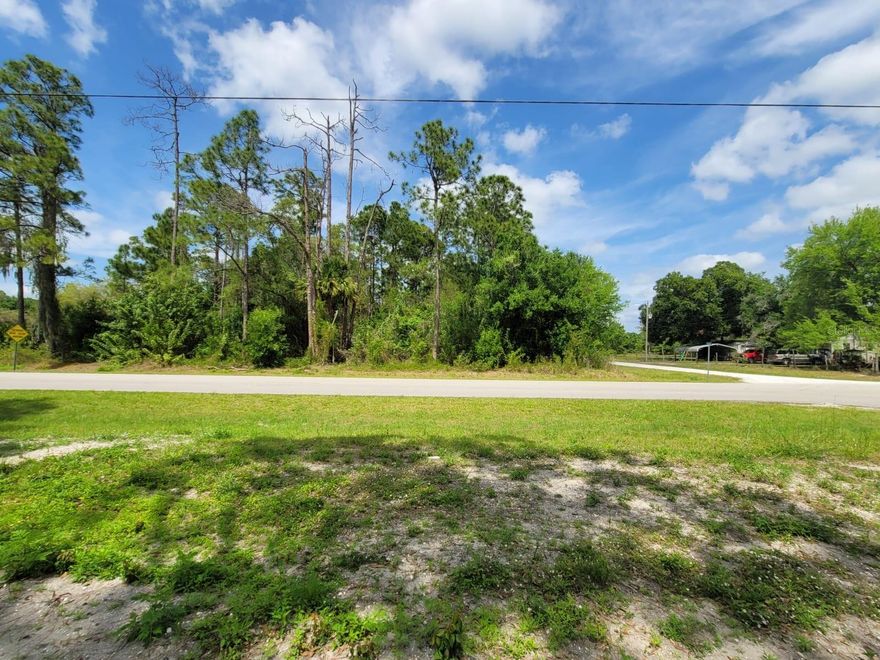 Incredible opportunity to build the home of your dreams! 1.09 acres partially clean. Excellent prime location in the coveted MONTURA RANCH ESTATES subdivision, Just 1 hour from West Palm Beach, 2 hours from Miami, near Lake Okeechobee with world-renowned fishing, sportsman's paradise, less than 1 mile from the Montura Ranch community pool and clubhouse with picnic areas and playgrounds.
Beautiful high and dry corner lot, where you can have animals in the following way: 3 large animals in total (cow, horse or donkey), 4 medium animals in total (goats, sheep or pigs) and 15 small animals (chickens, ducks, geese or turkeys); with paved front street, Electricity accessible to the property. Partial tree coverage in corners to provide shade, excellent land for homes, mobile homes and manufactured homes. Come see this beautiful lot that will not last long on the market. Owner financing available