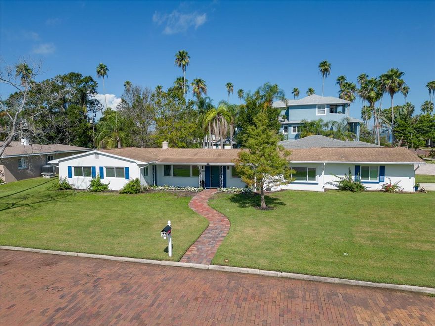 Just "Follow the Red Brick Road" to Your New Home @ 1794 Santa Barbara Drive!  Live the Dunedin Lifestyle in this Beautiful Community of Luxury Homes. This Home has Been Tastefully & Fully Updated in 2025!  Updates Include: A/C System & Air Ducts, Electrical Panel with Marine-Grade Wiring, Hurricane-Impact Windows & Doors (2024).  A Chef's Dream Contemporary Kitchen with Quartz Countertops, SS Appliances & an Oversized Pantry.  Both Bathrooms Feature Designer Tile, Updated Vanities and New Toilets. Outside, the Home has a Brand-New French Drainage System, an Outdoor Sump Pump with Electrical Backup, & New Gutters and Downspouts. Oversized Corner Lot is Ready for Your Ideas. Potential for a Pool, Picket Fencing, or Extra Entertaining Space!  Just a Few Short Blocks to the Pinellas Trail, Honeymoon Island, and Delightful Downtown Dunedin!  This Low-Maintenance Home is Ready to Be Your Forever Home, a Vacation Getaway, or an Investment Opportunity!  Dunedin was Just Named the #1 "Most Livable" Beach Town to Retire in by Travel & Leisure Magazine! Stroll 1 Block Away to Nightly Sunsets @ Mira Vista Park.  Sunsets That Will Take Your Breath Away! Schedule Your Viewing Today!