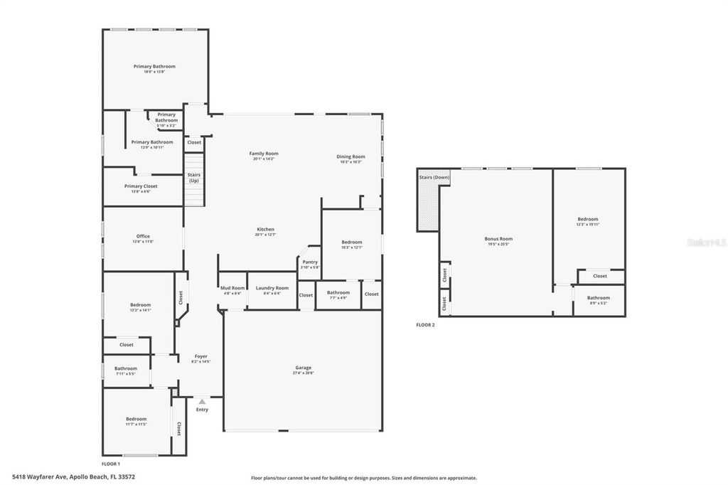 Photo of 5418 Wayfarer Avenue, Apollo Beach, FL 33572 (MLS # TB8423759)