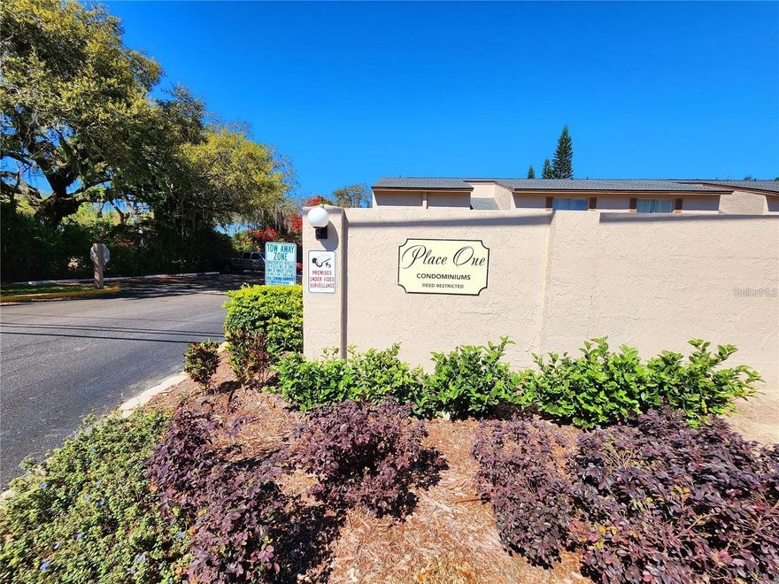 One or more ( photos) has been virtually staged .NOT IMPACTED BY HURRICANE HIGH AND DRY! CAN RENT IMMEDIATELY, NO ASSESSMENTS OF RECORD *ALL AGES* PET FRIENDLY* RENT IMMEDIATELY* NON-FLOOD ZONE *FULLY UPDATED * 2 BED/1.5 BATH*GREAT LOCATION* Welcome to PLACE ONE CONDOS GATED COMMUNITY, in one of the best places to live in TEMPLE TERRACE, centrally located 10 min to downtown, and all Tampa Bay, great location near USF UNIVERSITY,( 7 minutes) Busch Gardens, Adventure Islands and Hillsborough Riverhills PARK, 5 minutes FROM I- 275 AND I- 4 AND 30 MIN DRIVE TO THE BEACH, is walking distance to shopping and dining area, restaurant and public schools. If you want to walk to all the best plazas, there are just steps away !1This MOVE IN READY Condo on the Second floor, End Unit under 1000 sqft, 2bed/1.1 Bath is FULLY REMODELED from top to bottom and features the private SCREENED LANAI with a gorgeous POND VIEW and mature garden/landscaping over all surrounded by historic oak trees. THE NEWLY MODERN CONDO COMES WITH BRAND NEW WHITE SHAKER KITCHEN CABINETS, SS FRIDGE @ DISHWASHER, NEW AC UNIT, WATER HEATER, VINYL PLANK FLOORING, FIXTURE LIGHTS, PAINTING, DRYWALL, DOORS, REMODELED BATHROOMS. MASTER BEDROOM IS SPACIOUS AND COMES WITH WALKING IN CLOSETS AND HAS A FULL MASTER BATH. Half a bath is large and has a granite counter vanity for a modern look. There is hook up for washer and dryer stackable installed as well. The seller can install for the buyers if they like to prior to close. The living area is spacious and opened through sliding doors to the magnificent relaxing porch for your entertainment area. The gated community is so big and has a lot of green to walk, it has 2 POOLS, CLUBHOUSE, SECURITY CAMERA, PLAYGROUND, DOG PARK, EXTRA GUEST PARKING, MATURE LANDSCAPING. YOU CAN RENT IMMEDIATELY, NO AGE RESTRICTIONS, NO FLOOD INSURANCE REQUIRED, LOW HOA FEES (that covers a lot of amenities also water, trash, garbage, insurance, ground maintenance), NO ASSESSMENTS, IT HAS A LAUNDRY FACILITY, PLAYGROUND, DOG PARK AND EXTRA GUEST PARKING. THIS IS A MUST SEE, JUST A PIECE OF PARADISE TO LIVE IN. RENT MARKET IS HOT BETWEEN $1800-2000.AVAILABLE TO SHOW ANYTIME. VACANT! BRING ALL THE OFFERS!
