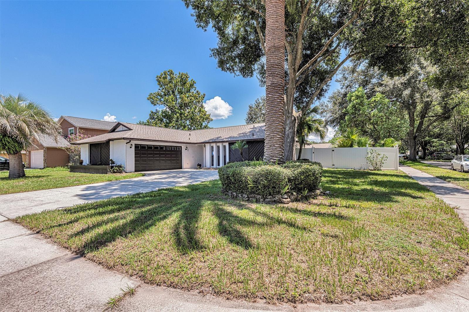 Seller offering $5,000.00 credit towards buyers closing costs! Upgraded 4-Bedroom Pool Home on a Corner Lot – Your Private Oasis Awaits!
Discover this beautifully upgraded and meticulously maintained 4-bedroom, 2-bath home offering 1,579 square feet of comfortable living space. Perfectly situated on a fully reinforced fenced-in corner lot, this property boasts an in-ground pool with a new pump, in-line chlorine system, and updated filtration system (2024)—ideal for relaxing or entertaining. Step into your private backyard retreat, featuring over $15,000 in professional landscaping including: Two elegant retaining walls, Apollo pavers surrounding the pool, Tahitian stone accents and
Over 1,000 sq. ft. of fresh mulch.
Inside, you’ll love the spacious and functional layout featuring a family room/kitchen combo, formal dining room, den, and a screened-in lanai for year-round enjoyment. The kitchen shines with beautiful stone countertops, an island, and newer stainless-steel appliances—perfect for everyday living or entertaining guests.
Additional features include: Durable, easy-maintenance laminate flooring throughout, a roof less than 2 years old and very low HOA fees.
Located in the desirable Country Place community, residents enjoy access to a park, tennis courts, walking trails, and a playground.
Don't miss your chance to own this move-in-ready gem with all the extras—schedule your showing today!