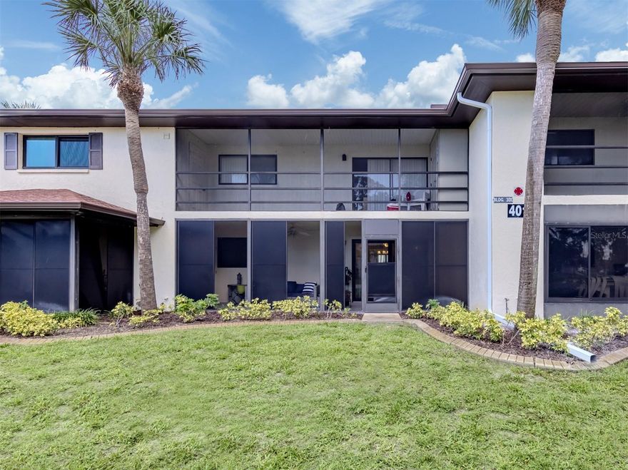 THIS CONDO HOME CAN BE PURCHASED WITH NO MONEY DOWN .  Island of Venice, first-floor unit in beautifully maintained Glenwood Manor, with community heated pool and clubhouse. Nicely updated two-bedroom, two-bath condominium on Venice Island with tile throughout! Split bedroom floor plan. Primary bath with shower, second bath with tub/shower. Spacious enclosed lanai and washer/dryer in unit. Some furniture will stay. Moments from Sharky's on The Pier, Venice Beach and Casperson Beach, Beach Paw Park, Maxine Barritt Park and Sun Coast Air Center. Five minutes to downtown Venice for dining and shopping, just move right in. This unit will not disappoint.