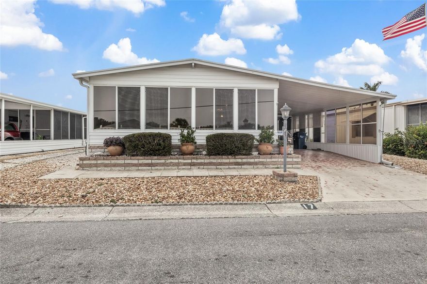 Welcome to Your Perfect Retirement Oasis in Florida! Nestled in a serene 55+ community surrounded by Luxury Homes of Palma Sola Bay. This meticulously updated manufactured home offers the ideal retirement lifestyle you've been dreaming of. With 2 bedrooms, 2 bathrooms, a convenient carport, and a stunning sunroom, this property has it all in Retirement Living! Step into your new chapter of relaxed living and let us take you on a tour. Property Highlights: This spacious manufactured home provides ample space for you and your guests. This home offers versatility, whether you need space for hobbies, an office, or welcoming jelous visitors. Carport: Protect your vehicle from the elements, providing both convenience and peace of mind. Beautiful FLORIDA Sunroom: Imagine starting your mornings with a cup of coffee in this tranquil sunroom or winding down in the evenings with a good book. This well-designed space is perfect for relaxation and enjoying the Florida sunshine year-round watching the Sand Cranes stroll by. Easy flowing updated kitchen is a chef's delight, boasting modern appliances, ample counter space, and plenty of storage for all your culinary needs and also a complimenting tiled backsplash. Outdoor Bliss: A well-maintained exterior compliments for simply enjoying the fresh Florida air. The Bradenton community itself often features beautiful green spaces, walking trails, and recreational areas for you to explore and enjoy. Palma Sola Shores Community Amenities: Living in this 55+ community, you'll enjoy access to a host of amenities tailored to your retirement lifestyle. From social clubs and events to fitness facilities and swimming pool, there's always something to keep you active and engaged and the only issue you will have is having too many friends. Feeling adventurous, use the Kayak Lift available to you also included.  Location, Location, Location: Conveniently located in sunny Florida, you'll have easy access to shopping, dining, medical facilities, and entertainment options. Explore nearby beaches, parks, and cultural attractions, all within a short drive. Two Social Clubs incredibly nearby, check them out!.  

This manufactured home offers the perfect blend of comfort, convenience, and community. Whether you're seeking a peaceful retirement retreat or an active social lifestyle, this property has it all. Move-In READY! Don't miss your chance to make this your new Florida haven. Contact us today to schedule a viewing and start living your retirement dream in style!
