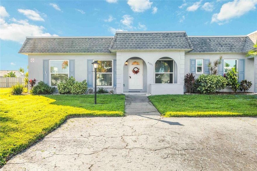 Beautifully maintained 2-bedroom, 2-bath end-unit villa in the highly desirable 55+ community of Cortez Villas! This bright and spacious home features an open living and dining area, a versatile den or office, and a spotless kitchen with abundant cabinet space. Enjoy morning coffee or evening relaxation in the enclosed lanai overlooking a peaceful green space. With parking right at your door and access to resort-style amenities including a heated pool, clubhouse, and shuffleboard, this home offers the perfect blend of comfort and convenience. Ideally located near shopping, dining, and just minutes to the Gulf beaches, this villa delivers the best of the Florida lifestyle in one of Bradenton’s most sought-after communities.