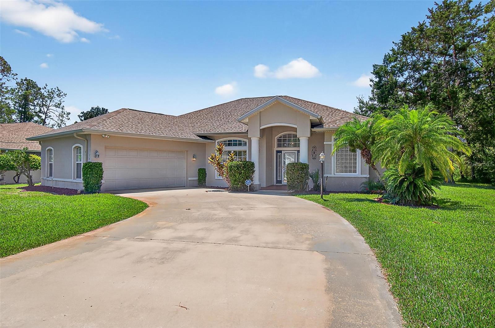 Beautiful pool home on a fresh water canal with an adjacent lot for privacy. Great quiet neighborhood, close to shopping, restaurants, hospital, quick and easy access to I-95. This beautiful home comes with a covered dock. Bright and airy, split floor plan, tile throughout the house, large size bedrooms, eat-in breakfast nook with bay window overlooking the beautiful pool area and the fresh water canal. Pool and lawn care are included. Move-in ready.