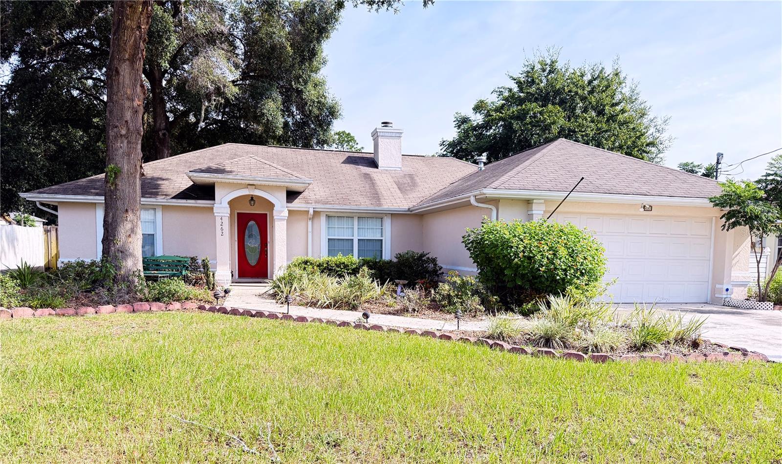 Welcome to this well-maintained 3-bedroom, 2-bath block home in the desirable Countryside Estates neighborhood! This home is located on a cul-de-sac. Step inside to a bright split floor plan, a large kitchen featuring stainless steel appliances, breakfast bar perfect for gatherings, a cozy fireplace accenting the front sitting room. Enjoy the Florida lifestyle with French glass doors that open to your covered patio, ideal for relaxing or entertaining outdoors. Fenced backyard great for pets and for your privacy. A/C 2017 and Roof 2013. Just minutes away from Publix, shopping, restaurants and more. Storage shed in the backyard is included. Schedule your private showing today!