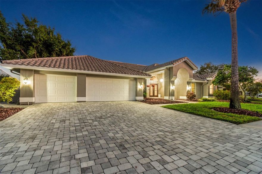 Step into refined coastal elegance with this fully remodeled single-story estate in the gated Bayside community, offering direct Gulf access from your private dock and boat lift. A grand paver driveway and three-car garage welcome you to over 3,300 square feet of water views and light-filled living spaces designed for both style and comfort. Inside, new luxury vinyl plank flooring, plantation shutters, and motorized smart blinds enhance the open layout. The chef’s kitchen is a true centerpiece with an oversized island, stone countertops, stainless steel appliances, new gas cooktop and dishwasher, and designer backsplash, seamlessly flowing into formal living and dining spaces and a spacious family room featuring a redesigned fireplace accent wall. The primary suite offers patio access, a spa-inspired bath with dual vanities, soaking tub, walk-in shower, custom closet, and an additional dedicated water heater. The guest suite provides privacy at the rear of the home, while two additional bedrooms share a beautifully updated bath. Every detail has been elevated with thoughtful upgrades, including newly remodeled master and guest baths, new gutters, interior and exterior paint, two Trane HVAC systems, a hybrid water heater, and pool updates with new pumps, super gutters, and a rescreened enclosure. Outside, enjoy a screened-in pool and spa, outdoor kitchen, and expansive paver patio ideal for entertaining by the water. With direct boating access to Tampa Bay and the Gulf, this home perfectly blends sophistication, functionality, and the best of waterfront living. While offering a spectacular location just minutes from top-rated schools, premier dining, Tampa International Airport, downtown, and the beaches! Make your appointment today!