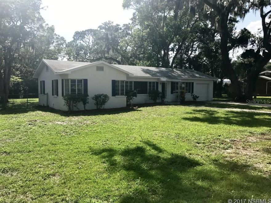 Quaint and full of old southern Florida charm, cozy 3 bedroom 1 bath concrete block home.  Mature Magnoliaâs and Oaks shade the over sized 130 Ft wide lot with fenced in backyard and all just a short walk or bike ride to our beautiful riverside intra-coastal waters and all the amazing sunsets you could ever dream of.  Other features include an inviting Florida room, a 1car garage. This humble home would be an excellent income property or perfect for you to enjoy living the quintessential Florida dream. ;Water: City