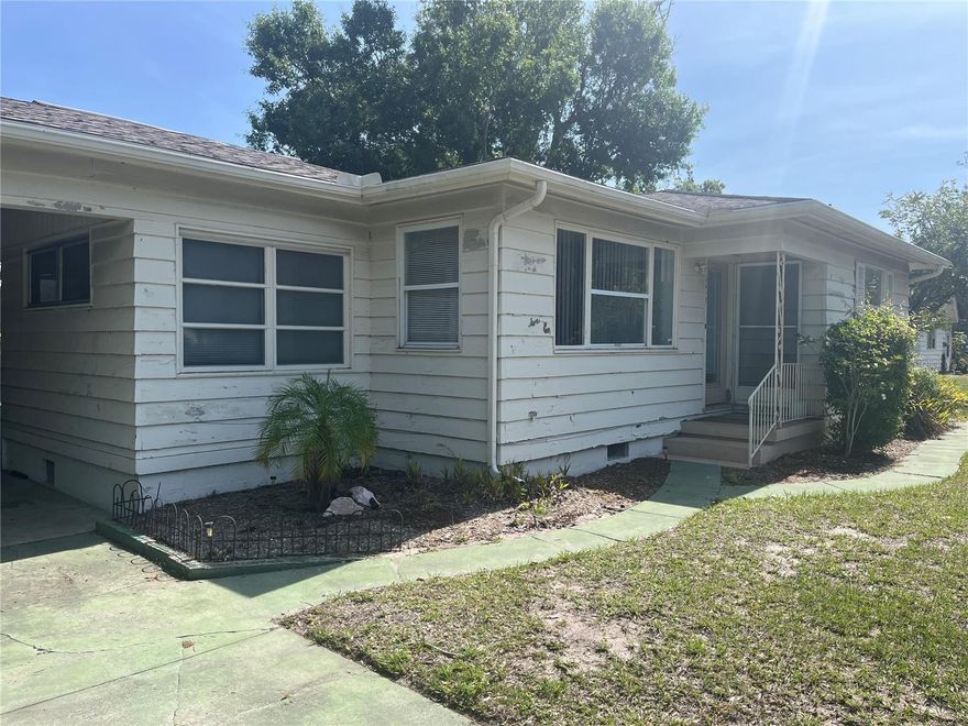 Charming 1950s Florida Ranch-Style Duplex in Sought-After Terrace Gardens!   Don't miss this rare opportunity to own a classic mid-century Florida ranch home, smartly divided into two separate units in the desirable Terrace Gardens community. Situated on an expansive corner lot, this property offers flexibility, income potential, and future development possibilities.  Unit 2415 features 2 bedrooms and 1 bath, while Unit 2417 offers 1 bedroom and 1 bath—both currently rented. Inside, you'll find original wood floors in the bedrooms, generously sized closets, and a delightful lanai-style sitting room perfect for relaxing.
Whether you're looking to generate rental income right away or dreaming of building your own custom home in a growing neighborhood filled with new construction, this property offers many options. Enjoy the lifestyle that comes with this prime location: bike the nearby Legacy Trail, explore downtown’s vibrant restaurants and cultural scene, play at Payne Park, or spend the day at the beach—all just minutes away.