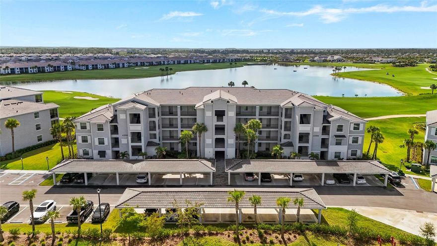 Welcome to effortless Florida living in Babcock National, one of Southwest Florida’s most sought after gated golf communities! This beautifully maintained 2 bedroom, 2 bathroom condo offers thoughtfully designed living space and comes fully furnished, making it truly move-in ready or ideal for seasonal enjoyment or investment. Enjoy serene golf course and water views from your private screened lanai, perfect for morning coffee or unwinding at sunset. Inside, the open concept layout is filled with natural light and features a well appointed kitchen, spacious living and dining areas, and a split bedroom floor plan for added privacy. A bundled golf membership is included, giving you access to Babcock National’s championship 18-hole golf course. Beyond golf, residents enjoy a resort-style lifestyle with amenities including a clubhouse, resort pool and spa, fitness center, tennis and pickleball courts, and on-site dining. Located within the master-planned community of Babcock Ranch, residents also benefit from scenic walking trails, lakes, parks, and a vibrant town center with shopping, dining, and year round events. Whether you’re looking for a full time residence, seasonal retreat, or investment opportunity, this property offers the perfect combination of comfort, convenience, and lifestyle!