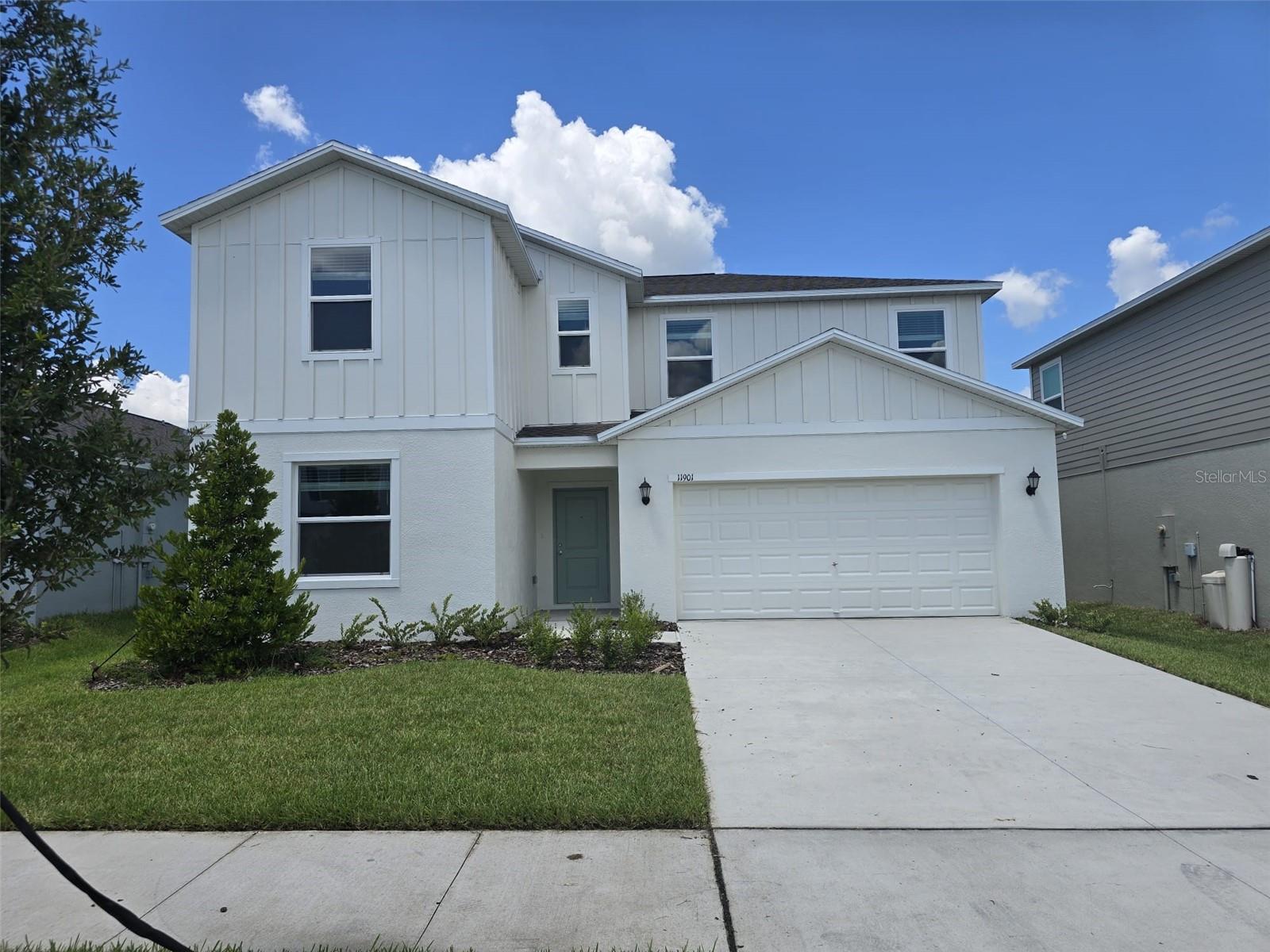 RENT Available. Welcome to a brand-new home with SIX BEDROOMS, three bathrooms and two car garage in Bellamy crossing community. The first floor of this two-story home shares an open layout between the kitchen, dining room and family room for easy entertaining and access to a patio. A luxe owner’s suite is in a rear corner of the first floor, while a secondary bedroom is at the front, perfect for overnight guests, as well as a flex space which can transform to meet the homeowner’s needs. Upstairs are four secondary bedrooms and a loft for added living space. Bellamy Crossings is a master-planned community in Dade City, FL. This community boasts a prime location near major highways offering convenient commutes to work or entertainment in the Tampa Bay area and easy access to Wesley Chapel’s vibrant shopping centers and outdoor recreation.