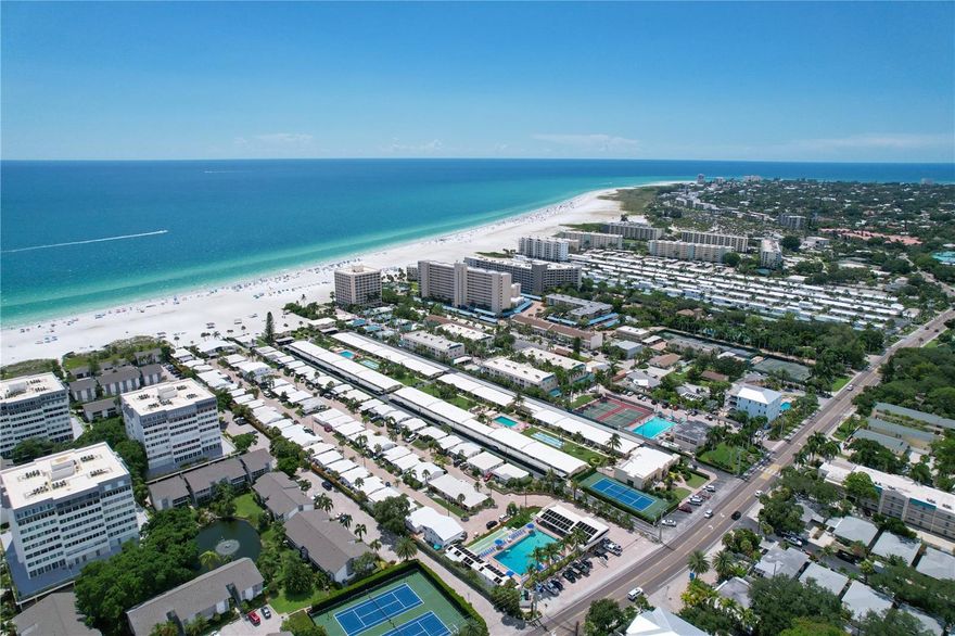 Beachfront Bliss at Casa Mar – Siesta Key
Dreaming of a Siesta Key getaway? Welcome to Unit 15 at Casa Mar, a charming 1BR/1BA beachfront condo that offers the perfect mix of relaxation and resort-style fun.
Step outside and enjoy exclusive access to Casa Mar’s private stretch of quartz-white sand, complete with lounge chairs for sunbathing and unforgettable Gulf views. Cool off with a swim in one of two sparkling pools, or stay active with on-site tennis, pickleball, and shuffleboard—all just steps from your door.
Inside, the condo is fully equipped for comfort and convenience. A double bed in the bedroom and a sleeper sofa in the living area comfortably accommodate up to four guests. The fully stocked kitchen, inviting living space, and private patio make it easy to feel right at home.

Surrounded by lush tropical landscaping and a relaxed coastal vibe, Casa Mar is the kind of place that makes it hard to leave—and one you’ll want to return to again and again.
