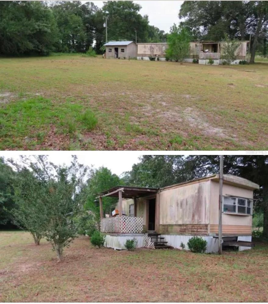 Unique Opportunity! Spacious mobile home on 5 acres of private land—perfect for those seeking space, tranquility, and nature. Ideal for living, investing, or future development. Don't miss out on this incredible property