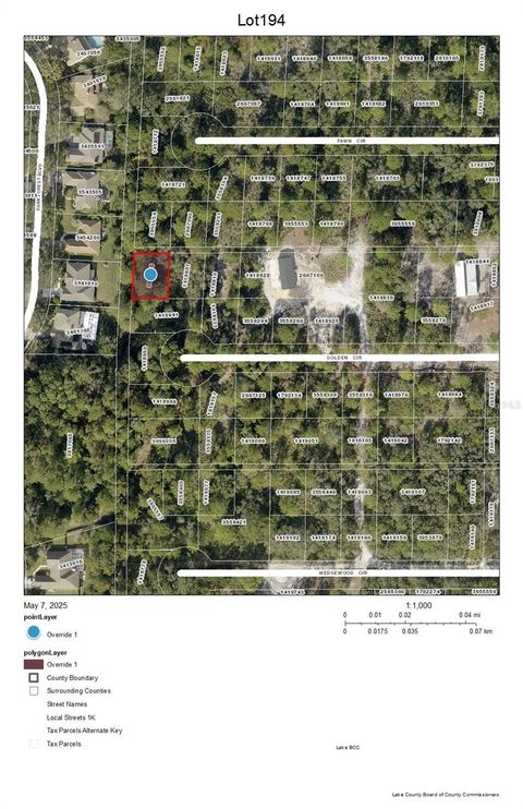 Lot 194 GOLDEN CIRCLE MOUNT DORA FL 32757