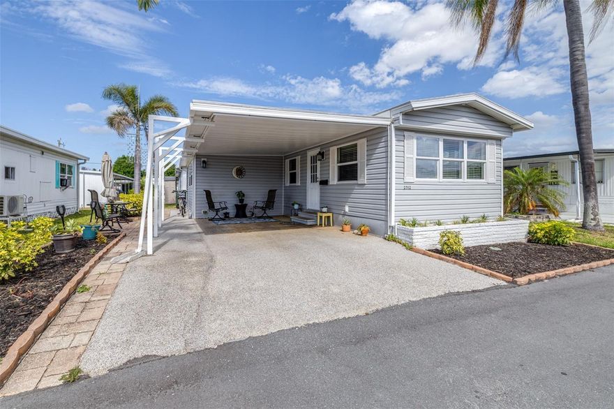 Welcome to your perfect Florida retreat in a sought-after 55+ community! This well-maintained, turn-key, fully furnished
mobile home offers effortless living with comfort, style, and convenience already in place.
Step inside to find a beautifully appointed interior featuring Tommy Bahama living room furniture, creating a warm,
coastal-inspired atmosphere ideal for relaxing or entertaining. The home has been freshly painted and thoughtfully updated
with newer windows that bring in plenty of natural light while enhancing energy efficiency. The kitchen is equipped with
stainless steel appliances, and a new microwave making meal prep both stylish and functional.
Additional upgrades include a newer 220 electrical panel for peace of mind, along with three exterior sheds, providing ample
storage space for tools, hobbies, or beach gear.
Located in an active and friendly community such as Bradenton Tropical Palms, residents enjoy a low-maintenance lifestyle with
low HOA fees and a wide range of amenities. The neighborhood features an Olympic-sized swimming pool, hot tub, shuffleboard
courts, and pickleball, encouraging a vibrant and social way of life. All perfectly situated approximately 8 miles from the
beautiful Gulf beaches
Whether you're looking for a seasonal getaway or a full-time residence, this home truly checks all the boxes—just bring your
suitcase and start enjoying the Florida lifestyle!