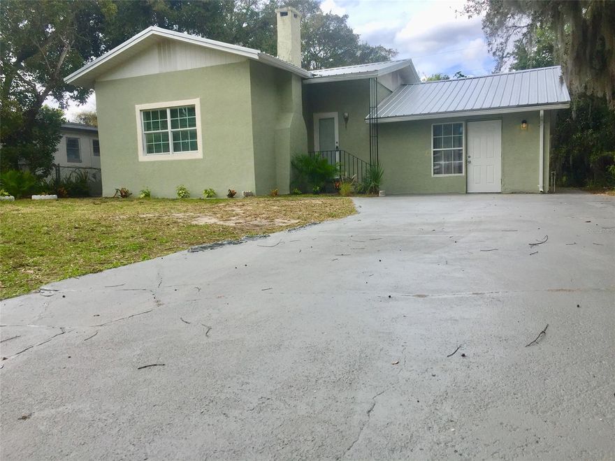 Nice Curb appeal home with new landscaping, new metal roof, new paint, large back yard (60 x 120 ft), fireplace, hardwood flooring, and mother-in-law suite with separate entrance.  $2300 per month rental history (1 meter).  There’s 3 bedrooms (1 is a large bonus room or bedroom with closet depending on your needs)in the mainhome plus 2 baths.  Large spacious mother-in-law suite/guest house has an additional 1/1.  Bring your large family and have a private entrance for them to enjoy.  Owner will consider financing this home with 30% down, 8%, term negotiable. ;Water: City