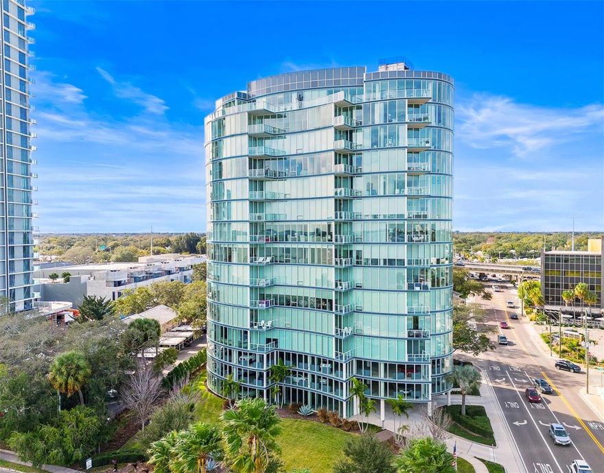 Indulge in Panoramic Waterfront Views that Stretch the Entire Length of Famous Bayshore Blvd! Two Premium Units on the 8th Floor were artfully combined during construction to craft a truly One-Of-A-Kind living space. Spanning an impressive 5910 Sqft and featuring 5bds/5.5ba, 2 Living Rooms, Parlor, Dining Room, Den, 2 Laundry Rooms, 4 Balconies & 2 Private Elevator Vestibules, this residence offers a Maintenance-Free alternative to Single Family Home Living. By combining Modern Luxury Design with Space & Functionality this home is a Rare-Find in the waterfront condo market. 
From your Private Elevator Vestibule, the striking waterfront views from the floor-to-ceiling windows lead you into the main living areas. The open design features a parlor, living room, dining areas, balconies, 1/2 bath & the expanded kitchen. As beautiful as it is functional, the gourmet kitchen includes Snaidero high-gloss metallic lacquer cabinetry, natural quartzite countertops with decorative waterfall edge, Thermador refrigerator/freezer, bonus full-size Liebherr refrigerator, Miele coffee/espresso maker, double Thermador ovens, 5-Burner Gas cooktop, extended Steeltime Momento stainless sink with drainboard & slide board accessories & huge storage pantry with laundry area.
Perfect for a large households or Multi-Generational Living, this condo offers 2 Private Owner's Suites & 3 Secondary Ensuites. 
The spacious Family Room is perfectly situated to allow for a more casual living space. It includes a Wet Bar with copper sink, wine refrigerator, and an additional area that is perfect for an exercise room or office. Tucked back by the bedrooms is also a 2nd Laundry Room.
Sophisticated design details are discovered in every room! Italian Ep-Porte Glass Doors, porcelain plank tile floors with soundproof mud bed, wallpapered accent walls, luxurious bathroom finishes, upgraded hardware, lighted bathroom mirrors, Borter Glass shower glass, & so much more. 
No need to sacrifice Storage & Closet Space! Added interior storage closets, custom TCS closet systems throughout, two walk-in closets in Primary Bedroom, & 2 Building-Assigned Storage Units!
True luxury living is more than just what you can see on the surface! Details in this condo that provide functionality & comfort include: Motorized Hunter Douglas Shades, expanded overhead lighting & HVAC duct system, water softener, 2 tankless water heaters, & Magnolia-Designed Audio/Visual/Internet System. 
Unit includes 4 Assigned, Under Building Parking Spaces! 
Aquatica is situated in the heart of South Tampa with easy access to Hyde Park, Downtown Tampa, popular restaurants & shops. Bayshore Blvd is the longest contiguous sidewalk in the US and is the perfect path for enjoying the Florida lifestyle!
Easy Access to main highways that will bring you to the Airport, Beaches, & all that the Tampa Area has to offer.
Zoned for top-rated schools
Community Amenities include a Pool, Hot Tub, Business Center, Library, Full-Sized Gym, Guest Suites for Visitors, & Security
