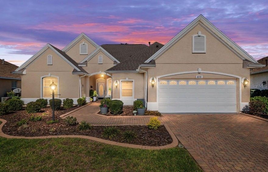 ***Roof 2022*** ***HVAC 2022***
Updated Huntley ll in well established neighborhood of Candler Hills. Great location on a premium lot overlooking the preserve. No front facing neighbors, brick paver driveway? this beautiful 3br 2 bath 2 car garage home has it all? including bonus space in the garage plus enclosed storage space/workshop. This lovely home boasts over 2300 sq ft and has had over $25,000 in recent upgrades completed in 2024/2025 including new LVP flooring, freshly painted neutral interior, updated kitchen with granite countertops, new refrigerator and wall oven- there is a gas hookup if buyer prefers a gas range- new washer and dryer, garage floor freshly painted with epoxy paint,  new light fixtures and faucets throughout and completely updated landscaping. Other upgrades include gorgeous plantation shutters throughout the home and a 4 seasons lanai with heat and a/c to enjoy private views of the preserve. The patio is equipped with gas hookup for outdoor  grilling. This perfectly appointed home is a must see- call to schedule your private showing today!