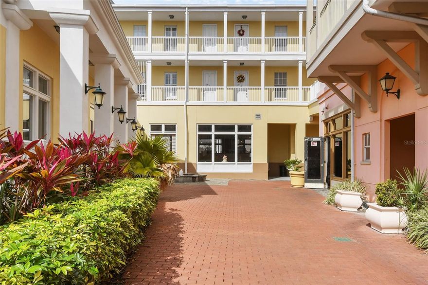 This cozy condo is located right in the heart of the charming town called Celebration, where you'll find the shops and restaurants just outside your door! Use this condo as your weekend getaway or live in it year round so you can enjoy the many Town Sponsored Events from the comfort of your balcony which overlooks Market Square. The condo has been updated with Beautiful Luxury Vinyl Flooring, Granite countertops, Stainless Appliances and a new Washer and Dryer. The sellers replaced light fixtures and they also painted the entire condo in the past few months. The elevator takes you to the 2nd floor so you only have 1 flight of stairs to reach the 3rd and top floor. Located about 30 minutes from the Orlando International Airport, 15 to 30 minutes to all the Orlando Theme Parks and unlimited shopping and Restaurants all around. This downtown condo won't last long so call today for you private showing.