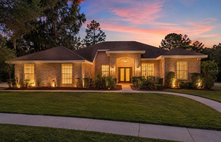 You Will Never Find a Location Like This -- GUARD-GATED. CUL-DE-SAC. Steps to the WEEKI WACHEE RIVER!

There are good locations. There are great locations. And then there's this location.

Behind a GUARDED GATE, all the way to the back of an exclusive estate community, on a CORNER LOT at the end of a CUL-DE-SAC -- and a 3-minute walk from your backyard sits a PRIVATE COMMUNITY PARK with DIRECT RIVER ACCESS to the WORLD-FAMOUS WEEKI WACHEE RIVER. Grab your kayaks and paddleboards because this is the kind of access people spend years searching for and never find. Tennis, Basketball, and Pickleball Courts round out the amenities, but let's be honest, the river is the star. 

The home opens with a GRAND DOUBLE LED GLASS ENTRY, CEDAR WOOD SIDING, and a BRICK FRONT that turns heads before you even pull into the 3-CAR SIDE-ENTRY GARAGE. Inside, GRAND COLUMNS frame the FORMAL LIVING and DINING AREAS with HARDWOOD FLOORS and TRIPLE SLIDING GLASS DOORS overlooking the pool. A private HOME OFFICE with BUILT-INS and WAINSCOTING sits behind DOUBLE GLASS DOORS. The primary suite features HIS AND HERS WALK-IN CLOSETS and a spa-like bathroom with a SOAKING TUB and WALK-IN SHOWER. 

The RENOVATED KITCHEN showcases STUNNING GRANITE COUNTERTOPS, a COOKTOP and WALL OVEN, and NEW APPLIANCES (2019). And then there's the FAMILY ROOM. We're not exaggerating when we say it feels like a GRAND BALLROOM -- SOARING CEILINGS, FLOOR-TO-CEILING WINDOWS flooding the space with natural light, a WET BAR, and an ELECTRIC FIREPLACE. This is the room people walk into and don't want to leave. The SPLIT BEDROOM PLAN offers two guest rooms with a shared bath plus a PRIVATE GUEST SUITE at the rear of the home. 

Outside, a TONGUE AND GROOVE CEDAR CEILING sets the scene over freshly sealed BRICK PAVER DECKING, a HEATED SALTWATER POOL AND SPA with an IN-FLOOR CLEANING SYSTEM, an OUTDOOR KITCHEN with a NEW JENN-AIR GRILL, and an OUTDOOR SHOWER with hot and cold water. 

NEW ROOF (2017). NEWER HOT WATER HEATER. NEWER POOL PUMP AND FILTER. IRRIGATION WELL. 3,492 SF OF LIVING SPACE. 4,923 SF UNDER ROOF. One location you will never find again.