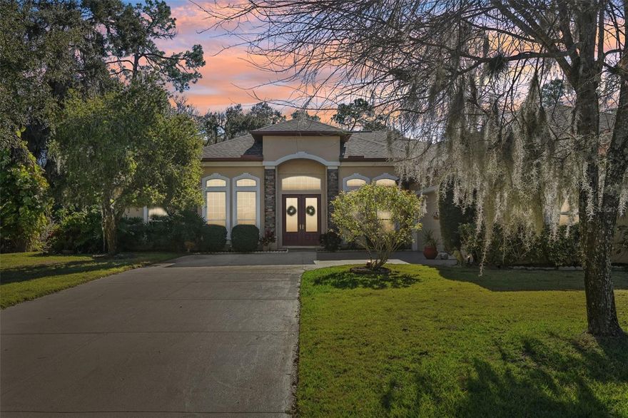 Expansive Mill Creek Pool Home with 5 Bedrooms, Preserve Views & Privacy! Welcome home to this spacious & thoughtfully designed 5 bed 3 bath stunner tucked away in the desirable Mill Creek, where privacy, comfort & Florida lifestyle living come together seamlessly. Situated on a quiet dead-end street w/ conservation areas on 2 sides, the setting immediately offers a sense of peace & separation that is increasingly hard to find. From the moment you step through the double front doors, you’re greeted by soaring, cathedral ceilings, architectural arches, crown molding & an abundance of natural light that gives the home an open feel. The layout is both expansive & functional, featuring multiple oversized living areas including a formal living & dining rooms, family room & generously sized nook. These spaces flow naturally, making the home ideal for everyday living while also providing flexibility for entertaining, hosting guests, or multi-generational living. The kitchen sits at the heart of the home & is designed w/ both practicality & connection in mind. Solid wood cabinets, granite countertops, a center island + breakfast bar provide ample workspace & storage while maintaining open sightlines to the main living areas. Whether preparing meals or gathering w/ family and friends, the kitchen remains connected to the rhythm of the home. The primary suite offers a true retreat, set apart for privacy & comfort. The oversized bedroom includes a dedicated seating area that creates a quiet place to relax at the end of the day. An extended walk-in closet provides generous storage, while the en-suite bath features dual vanities, jetted tub & walk-in shower. Connected to the primary suite is an additional room that offers exceptional versatility & can be used as a fifth bedroom, home office, nursery, or more. Three additional guest bedrooms are spacious & well-appointed, offering walk-in closets in all but one. One of the guest rooms functions as a private suite with its own walk-in closet & direct access to the pool bath, making it ideal for guests or extended family. Throughout the home, abundant storage areas add to the ease and practicality of daily living. Step outside to discover one of the home’s standout features; the covered and screened lanai and pool area designed for year-round enjoyment. The self-cleaning, solar-heated saltwater pool is both inviting and efficient, creating the perfect backdrop for relaxing afternoons or evening gatherings. Thoughtfully placed lighting around the front of the home and pool adds ambiance after sunset. Beyond the screened enclosure, the large backyard offers mature landscaping, preserve views and a mature star fruit tree, reinforcing the sense of privacy and connection to nature. Additional features include an 18 SEER 2-stage A/C system, whole home generator hookup, massive 3-car garage & an oversized garage attic providing  exceptional storage. The combination of oversized living spaces, flexible rooms + extensive storage makes this home as practical as it is comfortable. Mill Creek is known for its larger homesites, mature landscaping + quiet residential feel, offering a sense of space not typically found in newer communities. The location further enhances the appeal, w/ convenient access to Lakewood Ranch, I-75, shopping, dining, golf, medical facilities & top-rated schools. Sarasota, Tampa & the beaches are all within easy reach! This home offers a rare blend of space, privacy, flexibility & location!