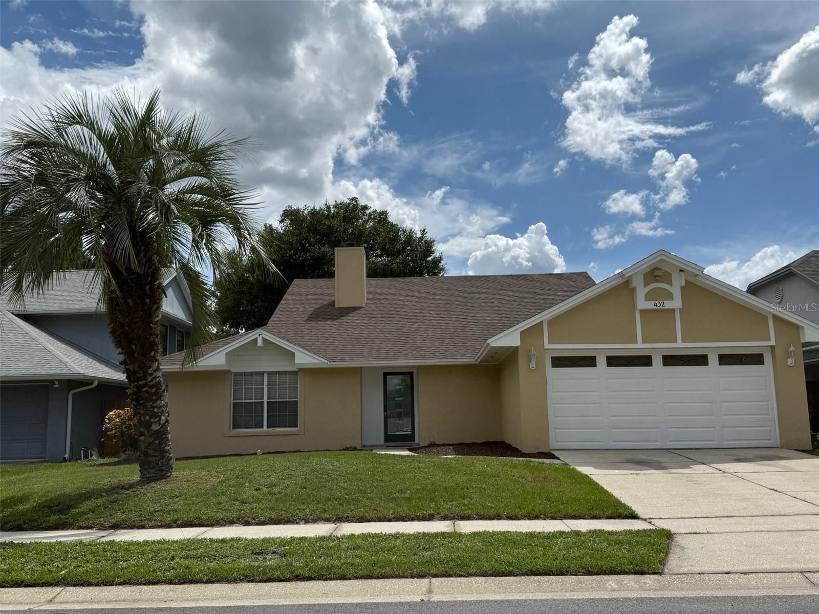 So Much to Offer in this Large Updated 3 Bedroom, 2 Bath Single Family Home with Nearly 2000 Square Feet! Formal Living with Fireplace, Dining, & Family Room, Eat in Kitchen, Large Screen Porch, Fenced Yard, Double Car Garage, & Split Bedroom Plan. Master Bed has Large Walk in Closet, Master Bath has Double Sinks, Secondary Bedrooms both have Walk in Closets. NEW Interior & Exterior Paint, NEW Carpet in Bedrooms. Lake Mary Schools-Middle & High Schools, plus Library, & Park all less than 1/2 mile away.