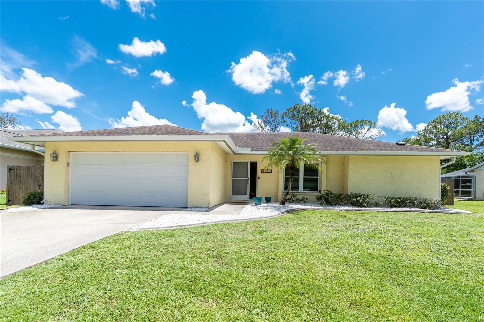 Exceptional 3-Bedroom Pool Home in the Heart of North Port, Florida.
Welcome to this beautifully maintained 3-bedroom, 2-bathroom, 2-car garage pool home, ideally situated with easy access to nearby shopping, restaurants and I-75. The spacious open floor plan is designed for both comfortable living and entertaining.
Step inside to discover hurricane impact windows and doors, split-bedroom layout, and expansive living and family rooms that provide versatile space for relaxation or hosting guests. The well-appointed kitchen is a chef’s dream, featuring ample counter space, stainless steel appliances, and a pass-through window overlooking the inviting pool deck.
The primary suite offers a private retreat with a generous walk-in closet and en suite bathroom complete with a walk-in shower. The second and third bedrooms, located off the family room, have easy access to the pool area and share a full guest bathroom, which also serves as a convenient pool bath.
Enjoy Florida’s outdoor lifestyle in your private backyard oasis! The heated pool is surrounded by Tiki-style décor, a fenced yard, and plenty of space for gatherings and fun in the sun. Whether hosting a party or unwinding after a long day, this backyard is perfect for it all.
Additional highlights:
Hurricane impact windows and doors for year-round peace of mind;
No flood insurance required (not located in a flood zone);
Seller is offering a 1-year Home Warranty.
Furniture negotiable under separate agreement
Don't miss the opportunity to own this incredible home! Schedule your private showing today and discover the best of North Port living.
