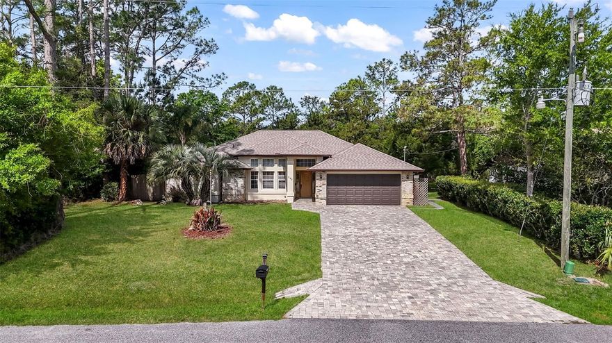 RARE OPPORTUNITY ON THE WATER! Welcome to 282 Beachway Drive, a truly unique property offering the perfect blend of privacy, space, and waterfront living. This well-maintained 3-bedroom, 2-bathroom home is completely updated and truly move-in ready, featuring a new roof (2018), paver driveway (2021), brand-new A/C (2024), and all new appliances (2024). Both bathrooms have been recently renovated, adding modern comfort and style throughout.
Situated on an oversized 15,448 sq ft lot, this property boasts over 100 feet of direct freshwater canal frontage with access leading to Bird of Paradise Lake. Enjoy wide water views and unmatched privacy, with a vacant lot on one side and a setting that offers 360-degree seclusion—a rare find in Palm Coast. The property delivers a quiet, country-like feel while still being less than 10 minutes to shopping, dining, schools, and all major amenities.
Inside, the home features a true wood-burning fireplace, adding warmth and character rarely found in today’s market. Outside, you’ll find two additional storage sheds, providing ample space for tools, lawn equipment, or hobby use.
Whether you’re looking for peaceful waterfront living, extra space, or a property with long-term upside, this is a standout opportunity that does not come around often.