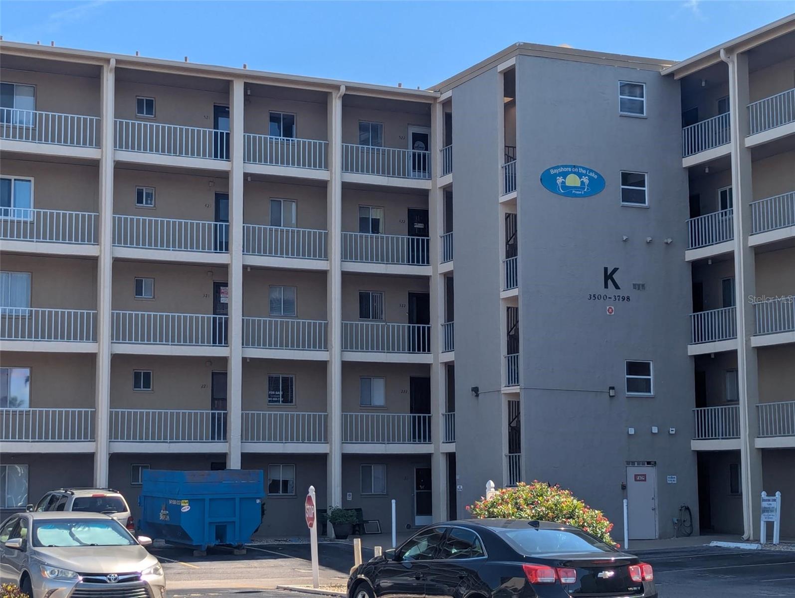Enjoy living in this top, 5th Floor condo located close to the elevator for easy access. Once you enter this condo you will notice the private view with nothing but trees behind you. One bedroom one bath home with Enclosed lanai making for additional living space. Home is grandfathered in and has washer and dryer hook up. Living room dining room combo. Kitchen has a small "breakfast/coffee bar" area. Bring your personal touches and enjoy the Florida lifestyle. Located close to shopping, restaurants, public transportation and less the 8 miles to the beautiful beaches if Anna Maria Island!