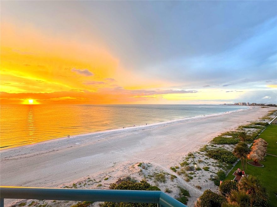 Step into a world where refined coastal luxury meets timeless architectural strength. Perched gracefully on the shores of Sand Key, this exquisite corner residence at the amazing Ultimar One community offers a rare fusion of breathtaking natural beauty and elevated modern living.

-- A Residence Designed to Inspire --

The moment you enter, a wall of floor-to-ceiling glass frames sweeping, unobstructed views of the Gulf of Mexico. Brilliant sunsets, playful dolphins, and the rhythmic sound of waves become the backdrop to your daily life.  The wraparound balcony embraces both Gulf and Intracoastal vistas, creating a panoramic stage for entertaining or quiet moments of reflection.

Inside, the residence has been tastefully and thoughtfully renovated with an emphasis on elegance and ease. Custom cabinetry, granite countertops, and a built-in coffee bar anchor a kitchen that is as functional as it is beautiful. High-end stainless steel appliances pair with subtle under-cabinet lighting and remote-controlled blinds to create an effortless, contemporary lifestyle.

-- Elegant Living, Elevated Comfort --

A gracious open-concept layout with 9-foot ceilings allows sunlight to cascade across gleaming tile floors, creating an airy, serene ambiance throughout. Every room feels spacious, polished, and welcoming. Whether you’re hosting intimate gatherings or enjoying quiet evenings at home, the design flows seamlessly to enhance both everyday living and entertaining.

The semi-private elevator lobby sets a refined tone before you even step inside, while the solid U.S. Steel construction provides peace of mind, exceptional sound insulation, and enduring quality.

-- World-Class Amenities & Community --

Life at Ultimar One is defined by resort-style indulgence. Enjoy three shimmering pools and spas overlooking the sand, a modern fitness center with sauna and steam rooms, tennis and basketball courts, a putting green, and lushly landscaped tropical grounds that feel like a private sanctuary. A contemporary clubhouse with media and billiards rooms welcomes gatherings, while 24-hour security and gated entry ensure privacy and comfort.

Your residence includes a private garage space, ample guest parking, a dedicated storage unit on your floor, and generous community storage for beach essentials.

-- Location: Sand Key Perfection --

Nestled on Clearwater’s exclusive Sand Key, Ultimar places you just moments from boutique shopping, fine dining, marinas, and vibrant cultural attractions—all while maintaining the tranquility of beachfront living. The sugar-color sands stretch for miles, inviting long morning walks, sunset strolls, and endless days spent by the water.

?

-- Where Coastal Luxury Meets Everyday Life --

This residence is more than a home — it’s a lifestyle statement. With architectural integrity, elegant interiors, and unmatched Gulf panoramas, it offers a truly exceptional opportunity for those seeking to make the beach their everyday sanctuary.