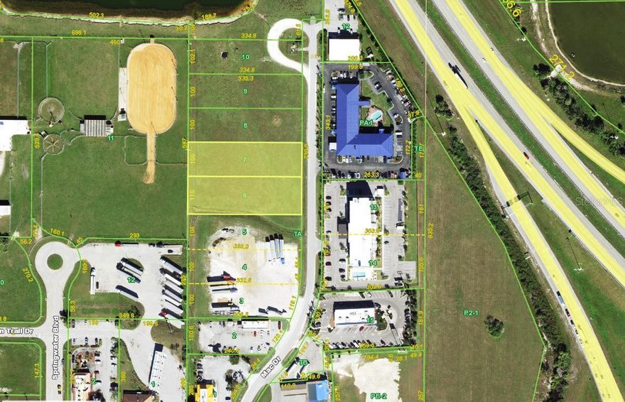 1.6162 acres located along Mac Drive at the northwest quadrant of I-75 and Jones Loop Road. The site has 210 feet of frontage. Zoning permits a wide variety of commercial uses. Site benefits from a master storm water drainage system.