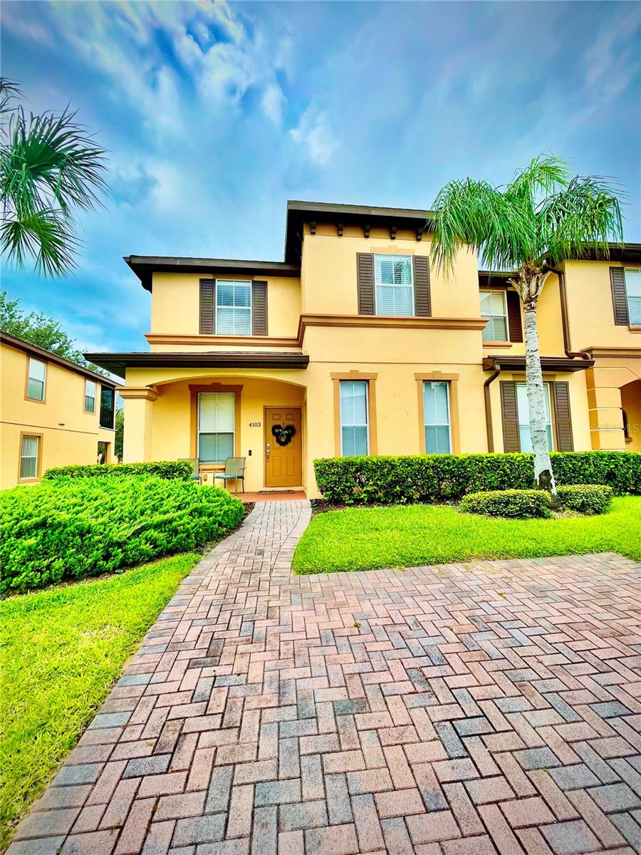 Turnkey & Fully REDONE & FURNISHED corner unit! This beautifully renovated 2-story townhome is located in the highly sought-after Regal Palms Resort, a premier residential and short-term rental community 20 mins from Disney offering world-class amenities — including a massive pool pavilion, lazy river, bar & grill, arcade, ice cream shop, fitness center, hot tub, playground, and more. Property is located near a golf course and within minutes of 2 large shopping centers. There is also a Publix and a small shopping center within walking distance.
Enjoy no rear neighbors with serene conservation views, plus a rare extended patio and additional paved patio (no longer permitted by HOA) for ultimate outdoor living. The home is fully renovated and furnished with over $10K in quality furniture, new A/C, new water heater, and a whole-home water filtration & softener system. The Kitchen and Bathrooms have been tastefully updated. The home is only missing a few mattresses.
The flexible floor plan includes a first-floor master lockout bedroom with private entrance — perfect for an office, guest suite, or separate rental. Upstairs, the primary suite has a screened balcony with a beautify view. The home shows like new.
Additional highlights: two-car driveway, charming front porch, rain gutters, and easy “vacant — go & show” access. Ideal as a primary residence, vacation retreat, or income-generating short-term rental.
This is a rare unit to come by in the Regal Palms and won't last long so schedule your showings today!