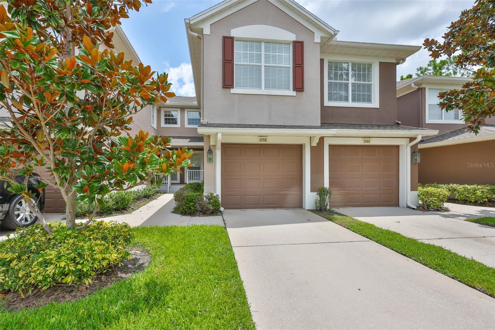 ATTENTION BUYERS! Welcome to this beautiful and well-maintained 3-bedroom, 2-bathroom condo with a 1-car garage, located in the highly desirable gated community of Villa Serena in Riverview, FL. This spacious unit offers a bright and open layout with vaulted ceilings, a generous living room filled with natural light, and sliding glass doors that lead to a large covered and screened balcony—perfect for relaxing or entertaining. The kitchen is both functional and stylish, featuring ample cabinetry, stainless steel appliances, and a convenient pantry closet. The primary bedroom is thoughtfully positioned away from the other two bedrooms for enhanced privacy and boasts a large window that brings in plenty of natural light. The en-suite bathroom offers dual sinks, a glass-enclosed shower, and a private water closet. This unit enjoys a prime location directly across from the community pool, fitness center, clubhouse, and park area, with mature trees, benches, and plenty of guest parking just steps away. With easy access to I-75 and the Selmon Expressway, and close proximity to shopping, dining, and entertainment options, this home offers the perfect combination of convenience, comfort, and community living. The AC unit was replaced in 2016, offering added peace of mind. Don’t miss your chance to make this beautiful Villa Serena condo your new home—schedule your private showing today!