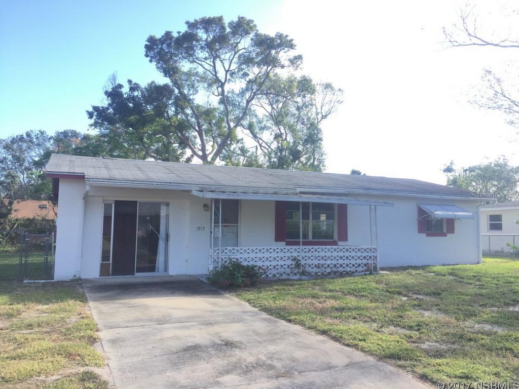 What a fantastic opportunity on this 2 bedroom, 1 bath home located in the Florida Shores subdivision in the City of Edgewater. This great home was built in 1973 and has 900 square feet under air with driveway parking. What a spacious fenced in backyard so you can enjoy those great afternoon breezes looking out over your property. The interior boasts a full kitchen, spacious living room and great dining area for entertaining family and friends. This home is a must see located within minutes of great shopping, restaurants, entertainment, the Daytona International Speedway and the World's Most Famous Beach. Work in town and play on the beach! This great home is ready to see today so buy now before it is gone! ;Water: City