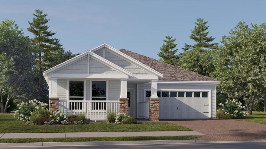 One or more photo(s) has been virtually staged. Under Construction. This modern craftsman single-story Walsh, is designed for easy living. The open-concept layout brings the family room, kitchen and dining nook together in a bright, cohesive space that opens directly onto a covered patio for seamless indoor-outdoor enjoyment. A secluded owner's suite offers a quiet sanctuary with its own bathroom and walk-in closet, thoughtfully separated from the three additional bedrooms to ensure privacy for all. Every home comes with Lennar’s Everything’s Included® promise, which includes new appliances as well as quartz countertops, and more in the price of your home. Waterlin is one of the most anticipated new communities. Residents will enjoy access to a sparkling swimming pool and state-of-the-art community center with plenty of gathering spaces, playground and trail. Situated at the center of Florida, Saint Cloud offers a small-town feel with excellent schools, endless recreation and an array of shopping, dining and entertainment options. Easy access to the Orlando Turnpike makes commutes to downtown Orlando a breeze.