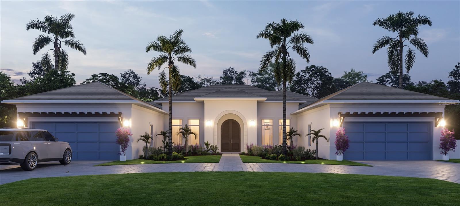 Under Construction. : Introducing The Sanibel II by Heritage Builders a distinguished estate-style custom home that exemplifies elegant design and fine craftsmanship. Situated on nearly half an acre in the coveted Oyster Bay area West of the Trail, this single-level 3,862 sq. ft. residence offers four bedrooms, four and a half baths, and an unmatched blend of sophistication and comfort. From the moment you enter the stately foyer, the home welcomes you with refined architectural details and luxurious finishes. The expansive great room flows effortlessly into the dining area and gourmet chef’s kitchen—an ideal space for entertaining or gathering with family. A private study provides a tranquil workspace, while a spacious media room offers the perfect venue for movie nights, gaming, or watching the big game. The lavish primary suite features generous walk-in closets and a spa-inspired bath designed to be your personal sanctuary. French doors open to a beautifully designed outdoor living area, perfectly merging indoor and outdoor living. Step through the oversized sliding glass doors to discover a private backyard oasis—featuring a sparkling pool and spa, a fully equipped outdoor kitchen, a covered lanai, and a veranda, all thoughtfully designed for relaxation and entertaining. Don’t miss this opportunity to own a one-of-a-kind custom home that offers the ultimate in luxury, style, and livability. Schedule your private tour of The Sanibel II today.