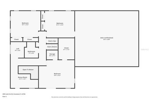 Tiny photo for 3939 Lake Erie Road, Groveland, FL 34736 (MLS # O6301849)