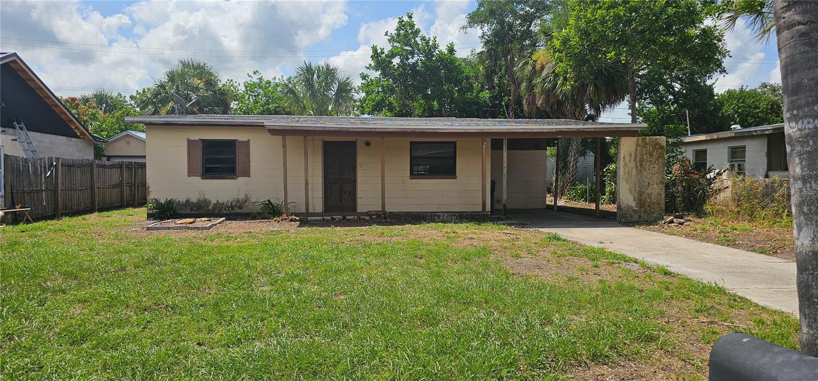 Attention investors here is your chance to start with a cleaned out home ready for rehab. This is a solid block home that will make a great first time home or winter home. The roof had been done 8 years ago according to the county records. Seller will review all offers on Monday morning so please send in your highest and best offers.