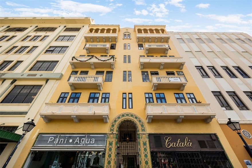 Charming Remodeled 1-Bedroom Apartment in Old San Juan with Stunning Views! Step into the heart of Old San Juan with this beautifully remodeled 1,004 sq. ft. 1-bedroom, 1-bathroom apartment that blends historic charm with modern luxury. Perched directly across from Plaza de Armas, this property offers unparalleled views of the iconic square, the picturesque old city, the bay, Casa Blanca, the Cathedral, El Morro, and more. Situated on the 7th floor of the Plaza Condominium—a 1934 Spanish Revival gem—this apartment combines classic elegance with contemporary convenience. The building, located opposite City Hall, features an elevator, and is pet-friendly. It is also equipped with Aeronet Gigabit-1 high-speed internet, offering speeds up to 500GB. Inside, the thoughtfully renovated space includes a cozy yet spacious bedroom, a stylish bathroom, and an inviting open plan living and kitchen area. Large, updated windows flood the space with natural light and a refreshing breeze. Step onto the expansive terrace, adorned with Santorini-inspired doors, to enjoy your private outdoor retreat. Overlooking Plaza de Armas, it’s the perfect spot for morning coffee or evening sunsets. The terrace also connects to a versatile bonus room that can serve as an office or gym. HOA fees are $145/month, covering water, while annual taxes are just $813. The unit also benefits from a private water cistern. This apartment offers a perfect blend of historic details and modern upgrades, making it a rare find in an original Old San Juan building. Explore the vibrant culture, rich history, world-class dining, shopping and renowned landmarks. Whether you’re looking for a romantic retreat, a lucrative rental income, or your very own sanctuary in Puerto Rico, this exceptional property has it all. Don’t miss your chance, schedule a private showing today and experience the enchantment of Old San Juan living in Puerto Rico!