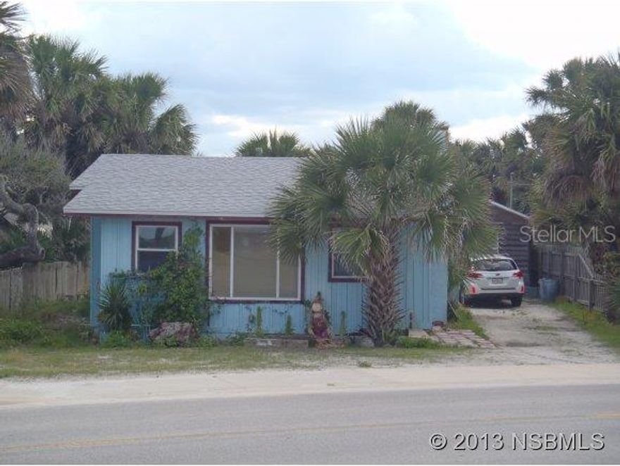 Excellent location for beach home, great investment opportunity with 2 houses on 1 lot. Front house is a fixer upper but has new roof and hot water heater. There is central air, a fireplace and laundry room. Back house has new roof and hot water heater. Rooms include kitchen dining area, laundry room and living room with fireplace plus enclosed front porch - very cute beach cottage. Central air currently not working but window units. Courtyard area between the 2 homes. Lots of parking. Room dimensions reflect back house with exception of bedrooms 3 & 4 from front house. Back house currently leased for great rental income.