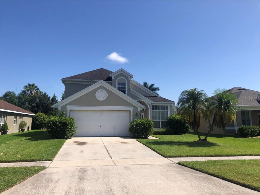 2 Story lovely home 3-bedroom 2.5 bath with den/office/loft.  New floors and freshly painted. Master Bedroom is downstairs. Great location. Community pool.  Ask how you may apply for this property online.