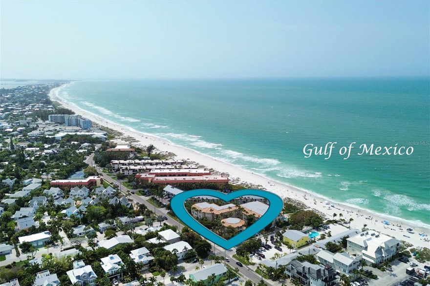 PRICE IMPROVEMENT!!  You have to see these views to believe it! Welcome to your private paradise in the heart of the quaint & quiet beauty of Anna Maria Island.  As you walk through your glass front door, your eyes are drawn to the gorgeous Gulf views from your wall-to-ceiling sliding glass doors - showcasing the azure waters from your spacious living room to your private covered balcony.  The balmy breeze of the fresh Gulf air can be enjoyed throughout this 4 bed (or 3 bed + large den/bedroom) & 3 full bath property, impeccably designed by renowned Gulf front builder Brent Whitehead.  The nearly 2500sf of living space is beautifully appointed with crown molding, recessed lighting, large tile flooring, and includes the newly updated primary bathroom suite with oversized, walk-in, glass enclosed shower and Bain ultra jetted tub.  Every room enjoys the Florida sunlight through your large windows with glass transoms, and plantation shutters.  The spacious kitchen with its new KitchenAid refrigerator and induction cook top, has an oversized pass through with Gulf views, and ample storage in solid wood cabinetry!  The elevator outside your door leads you to both of your oversized, garage parking spaces and enormous private storage closet, where you can keep all your toys for the Gulf front pool and private beach access.  You will relish the serenity this corner perch affords you in this rarely available top floor, luxury unit in the gated community of L’Plage.