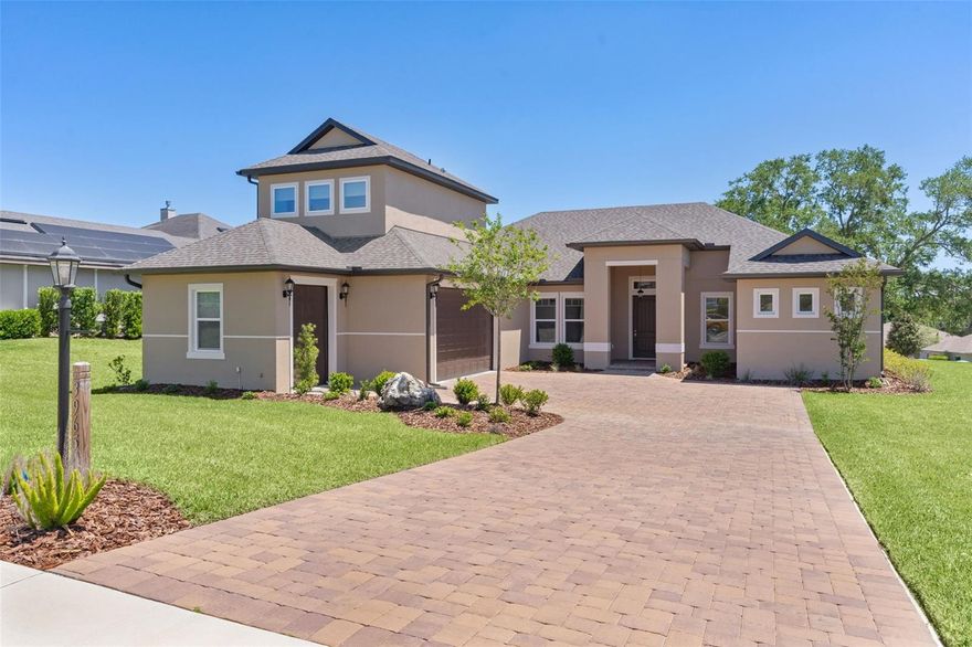 One or more photo(s) has been virtually staged. Welcome to 39654 Grove Heights Drive, an exceptional “better-than-new” residence nestled within the exclusive Bella Vista enclave of Harbor Hills Golf and Country Club. This meticulously maintained 4-bedroom, 3.5-bath home offers a rare opportunity to enjoy refined luxury, modern design, and an elevated Central Florida lifestyle in one of the area’s most sought-after gated communities.

From the moment you arrive, the home impresses with its pristine condition, thoughtful upgrades, and timeless curb appeal. Step inside to discover an open, light-filled floor plan designed for both everyday living and elegant entertaining. High ceilings, upgraded finishes, and a seamless flow between living spaces create an inviting yet sophisticated atmosphere. The gourmet kitchen serves as the heart of the home, featuring premium cabinetry, solid surface countertops, and a spacious island perfect for gathering with family and friends. The expansive owner’s suite provides a private retreat, complete with a spa-inspired bathroom and generous walk-in closets, while the additional bedrooms offer flexibility for guests, home office space, or multi-generational living.

What truly sets this property apart is the lifestyle that comes with it. Harbor Hills is more than a neighborhood—it’s a private resort-style experience. Residents enjoy access to championship golf, an elegant clubhouse, and a vibrant social scene. Stay active with tennis, pickleball, and racquetball, or unwind by the pool and fitness facilities. For those drawn to the water, the community’s private marina provides direct access to the breathtaking Harris Chain of Lakes—over 75,000 acres of interconnected waterways ideal for boating, fishing, and waterfront dining.

Whether you’re seeking an active lifestyle or a serene retreat, this home delivers the perfect balance of luxury and leisure. 39654 Grove Heights Drive is not just a home—it’s an invitation to live exceptionally.
